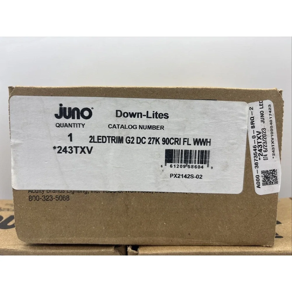 Juno 2LEDTRIM G2 DC 27K 90 CRI FL WWH - Lot Of 5 New